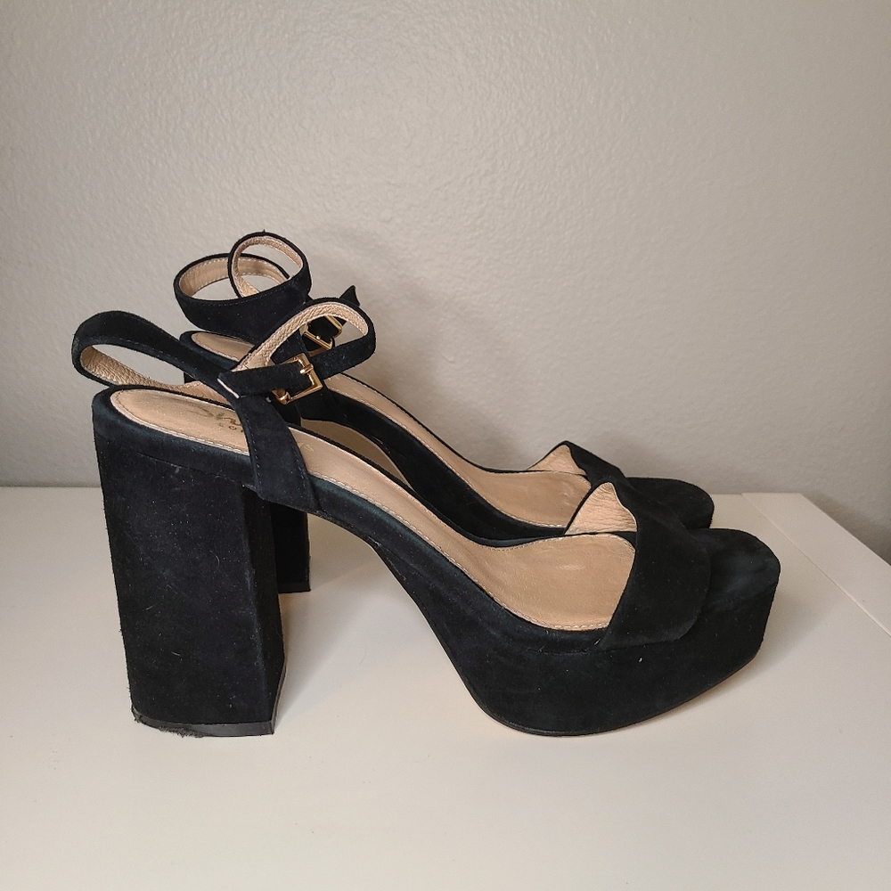 Shelly's London Billy Suede Platform Sandal